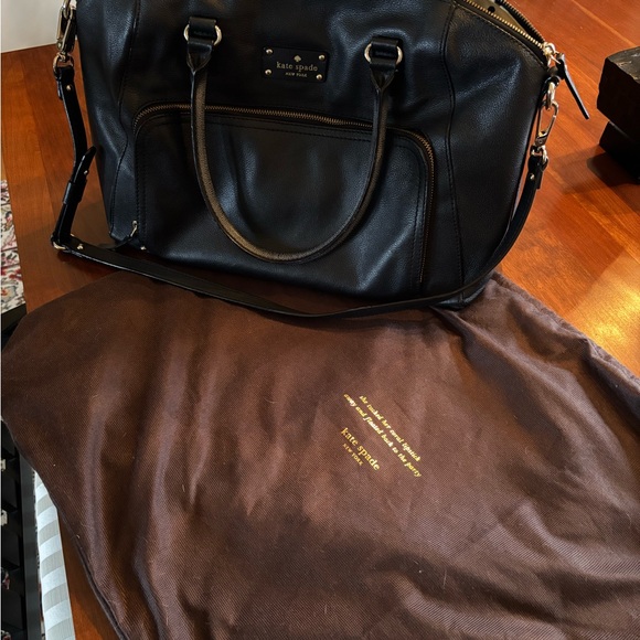 Kate Spade Black Travel Bag with Silver Hardware - Picture 6 of 11